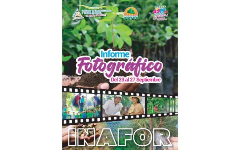 Inafor continúa impulsado la reforestación y conciencia ambiental en Nicaragua