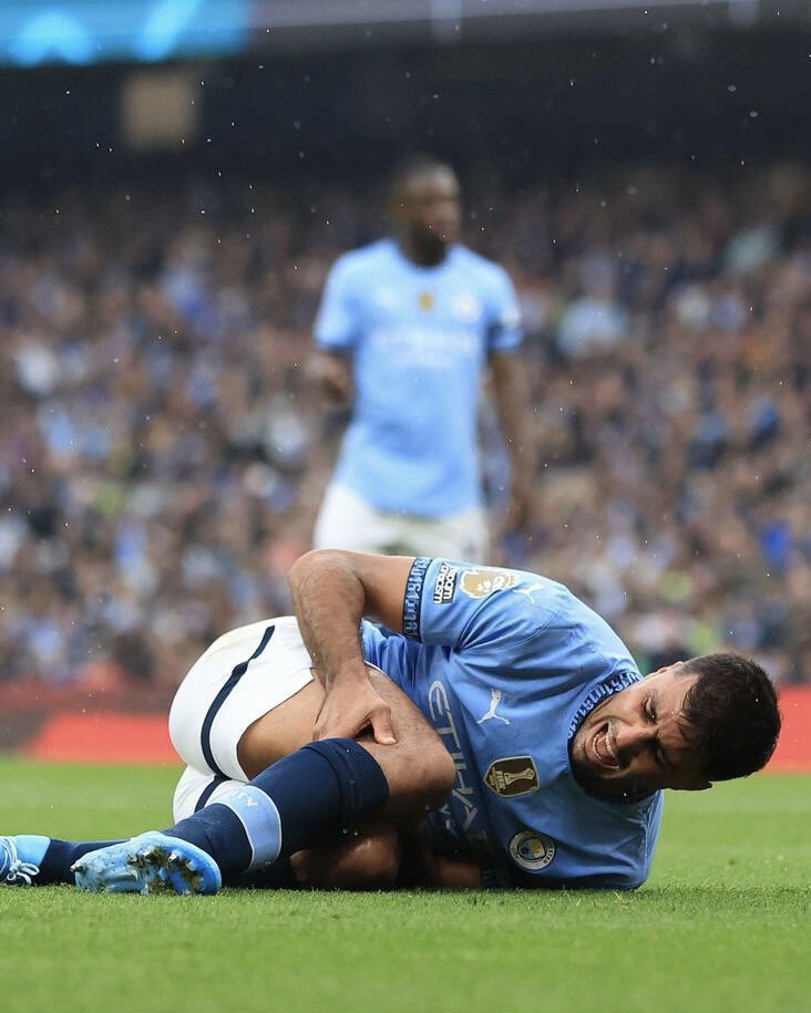 Rodri sufre grave lesión de rodilla