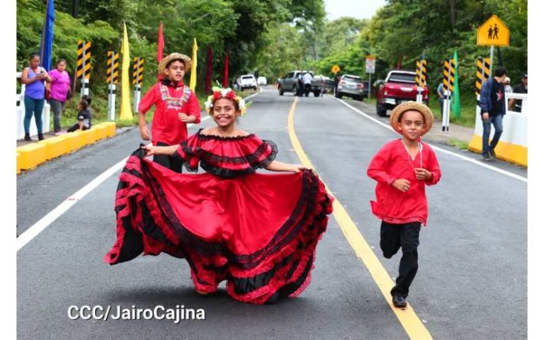 Gobierno Sandinista rehabilita y moderniza carretera Empalme Pájaro Negro-El Almendro