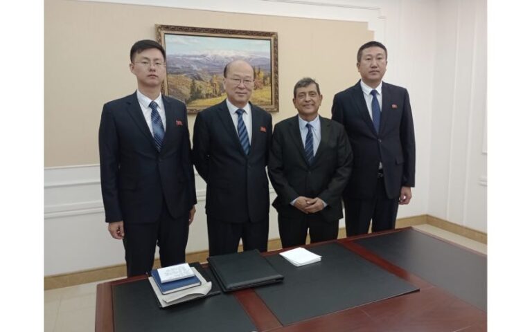 Embajador de Nicaragua en la RPD de Corea en encuentro con Cancillería