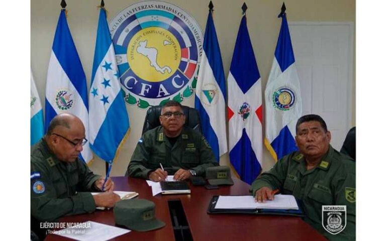Ejército de Nicaragua coordina reunión para la realización del VII Curso de Metodología