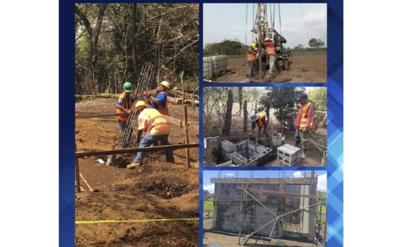 Proyecto de agua potable para comunidades en Chinandega lleva un avance del 42%