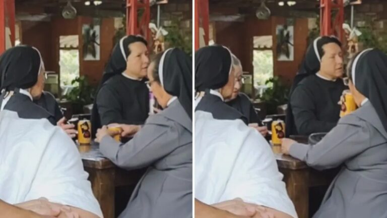 Captan a monjas tomando cervezas para calmar la sed