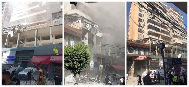 Israel ejecuta agresión contra suburbio sur de Beirut