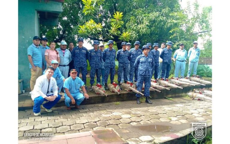 Ejército de Nicaragua realiza jornada de fumigación en León