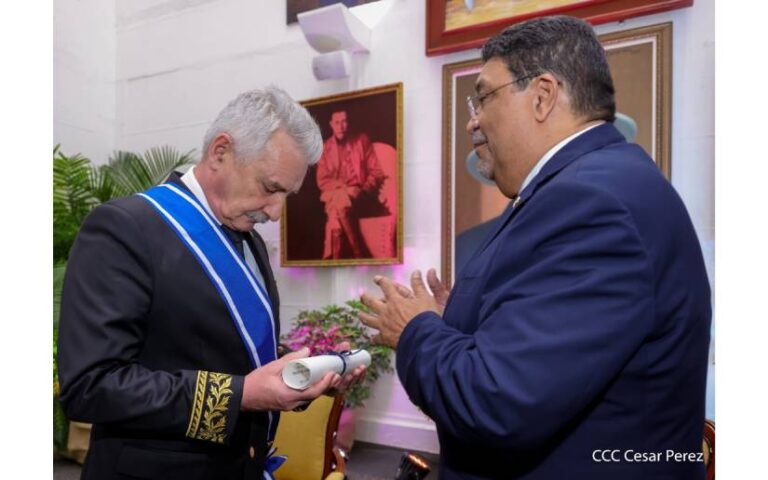 Nicaragua reconoce al Embajador de Rusia, con la Orden José de Marcoleta