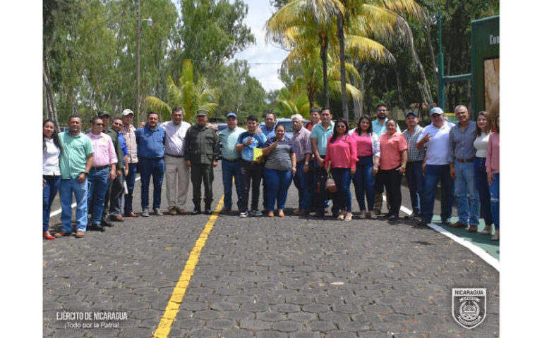 Sexto Comando Militar Regional en reunión con autoridades departamentales de Matagalpa y Jinotega