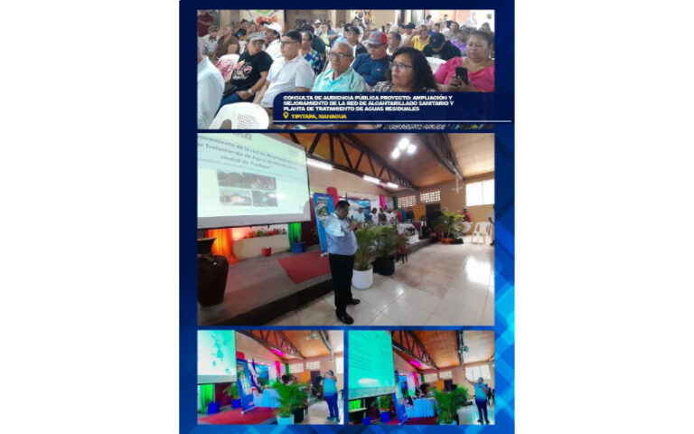 Enacal presenta Estudio de Impacto Ambiental del Proyecto de Alcantarillado Sanitario en Tipitapa