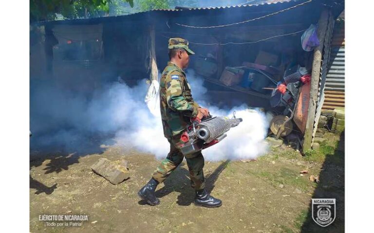 Cuarto Comando Militar Regional participó en diversas jornadas de abatización y fumigación en Rivas