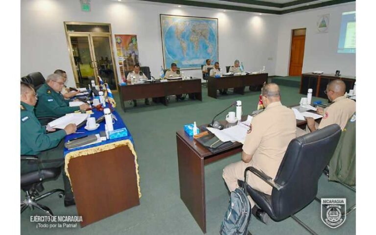 Ejército de Nicaragua coordinó la LXIII Reunión Ordinaria del Comité Ejecutivo de la CFAC