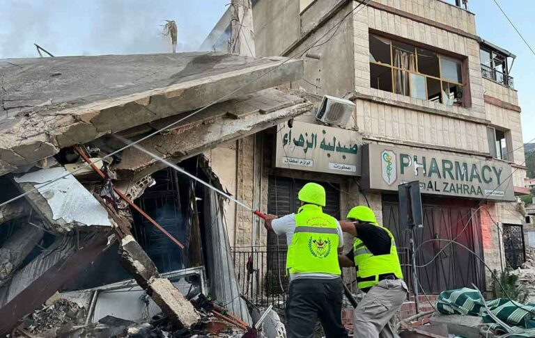 OMS advierte de ataques israelíes a sector de salud en Líbano