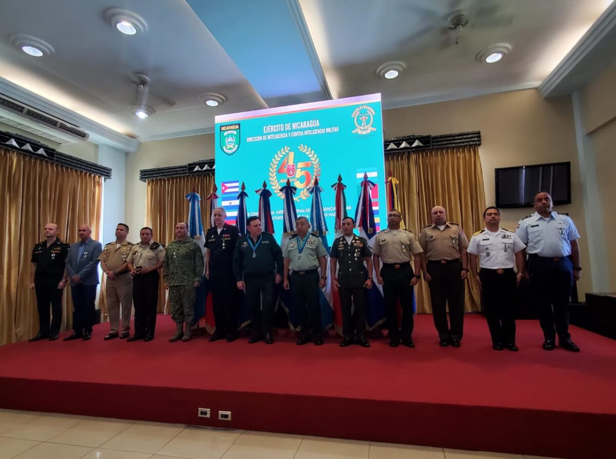 Nicaragua, sede de la VIII Conferencia Internacional de Inteligencia Militar