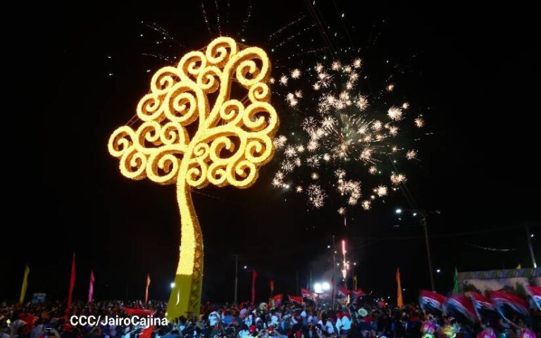 Otro árbol de la vida ilumina Masaya