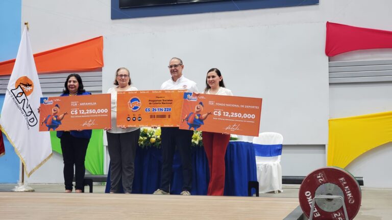 Lotería entrega más de 24 millones de córdobas en utilidades 