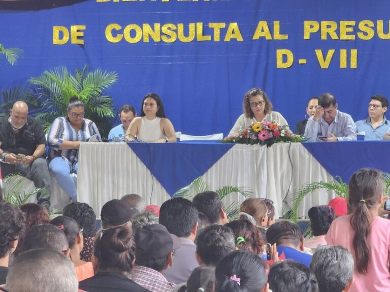 Alcaldía de Managua presenta presupuesto en Distrito VII