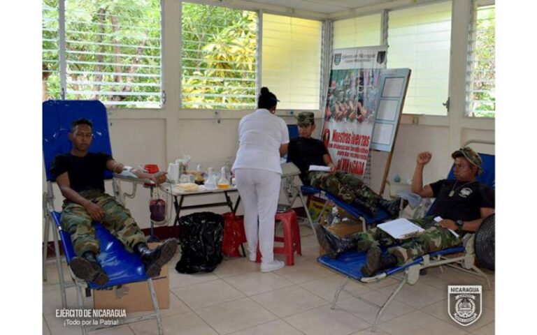 Quinto Comando Militar Regional en jornada de donación voluntaria de sangre