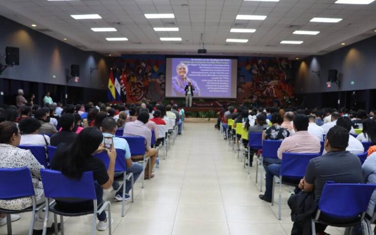 Desarrollan Conferencia Magistral “La Vigencia del Comandante Carlos en la Gobernabilidad Sandinista”
