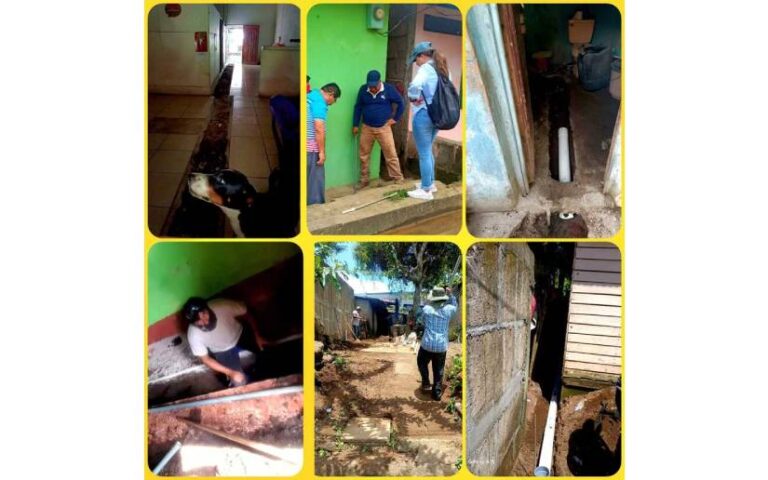 Familias de Catarina avanzan con sistema de sanemiento