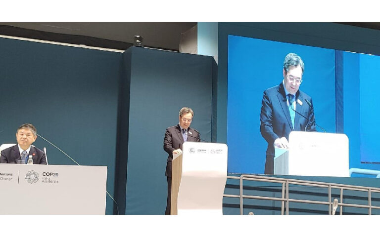 En COP29: Nicaragua con China sobre alertas tempranas