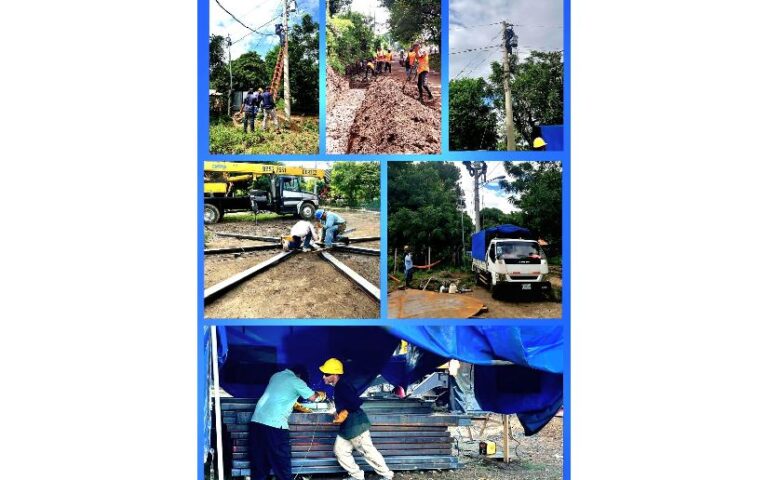 Avanza construcción de sistema de agua potable en la comunidad El Limonal de Potosí