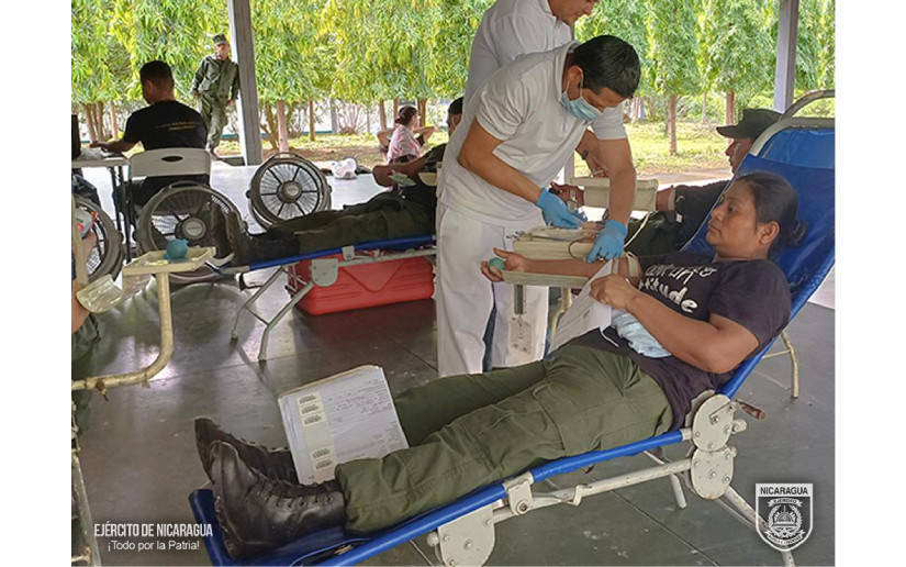 Cuerpo de Ingenieros protagoniza jornada de donación voluntaria de sangre