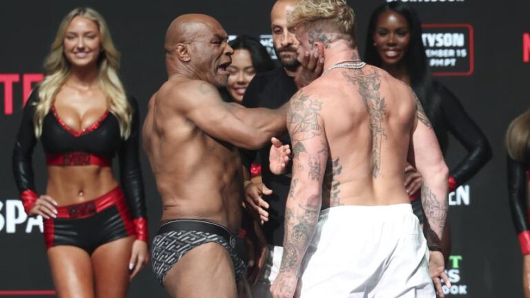 Mike Tyson perdió con Jake Paul , los años pesan.
