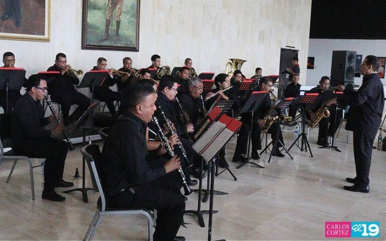 Banda Municipal de Managua celebró su 45 aniversario