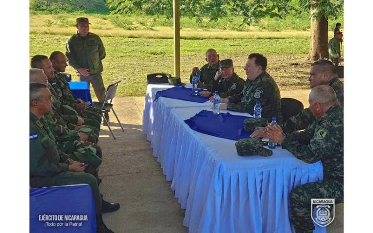 Ejército de Nicaragua realizó visita de trabajo al Primer Comando Militar Regional