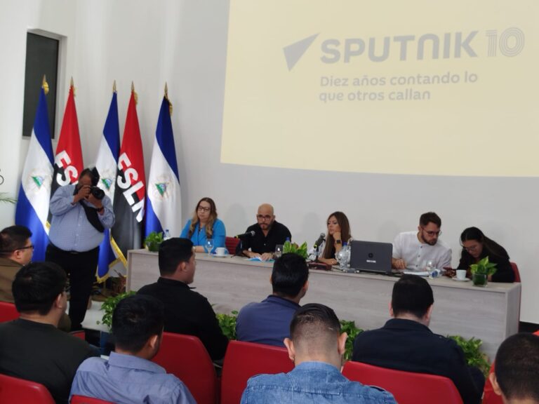 Inicia encuentro entre comunicadores de Sputnik y Nicaragua