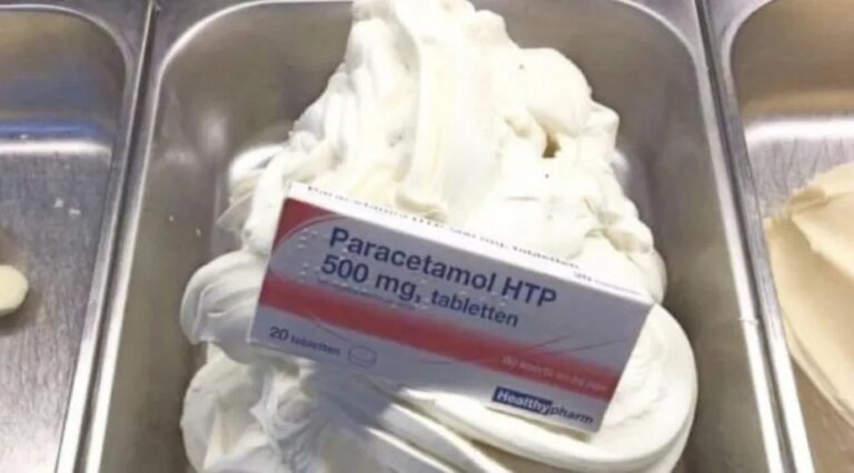 Crean helado con paracetamol para los dolores