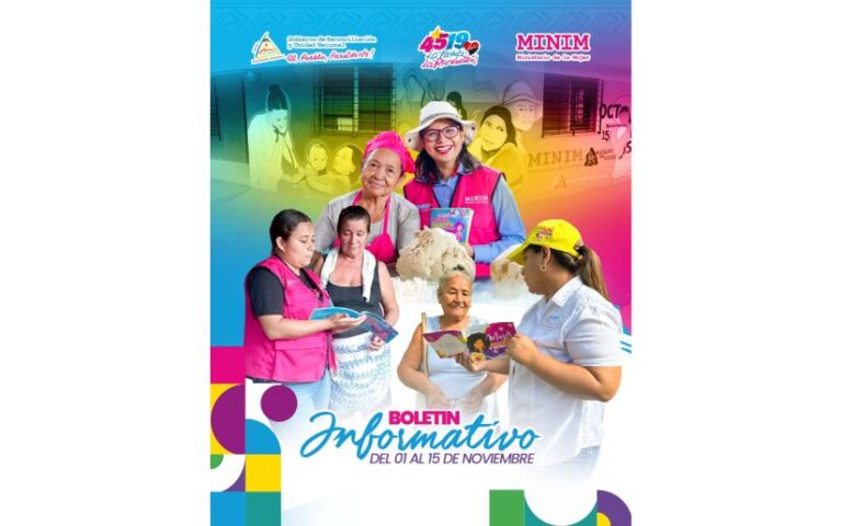 (+Fotos) Actividades del Ministerio de la Mujer del 1 al 5 de noviembre 2024