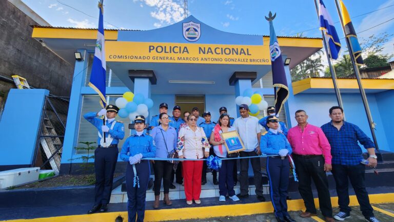Inauguran modernización de una Unidad Policial en Chontales