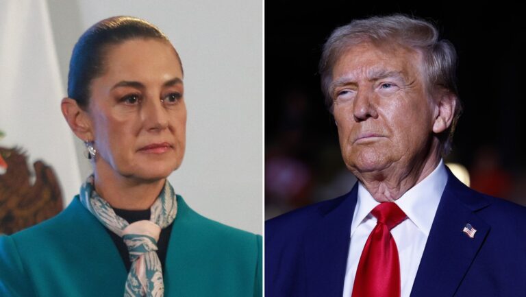 Presidenta de México habla por teléfono con Trump