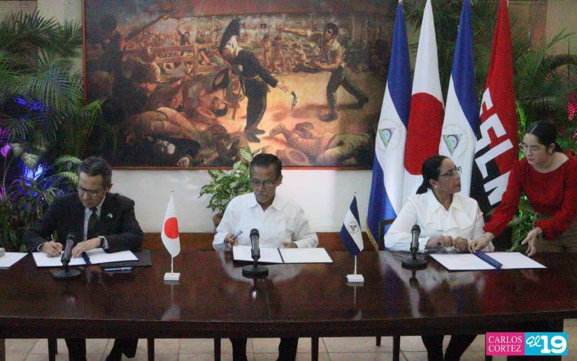 Nicaragua y Japón firman contrato de cooperación