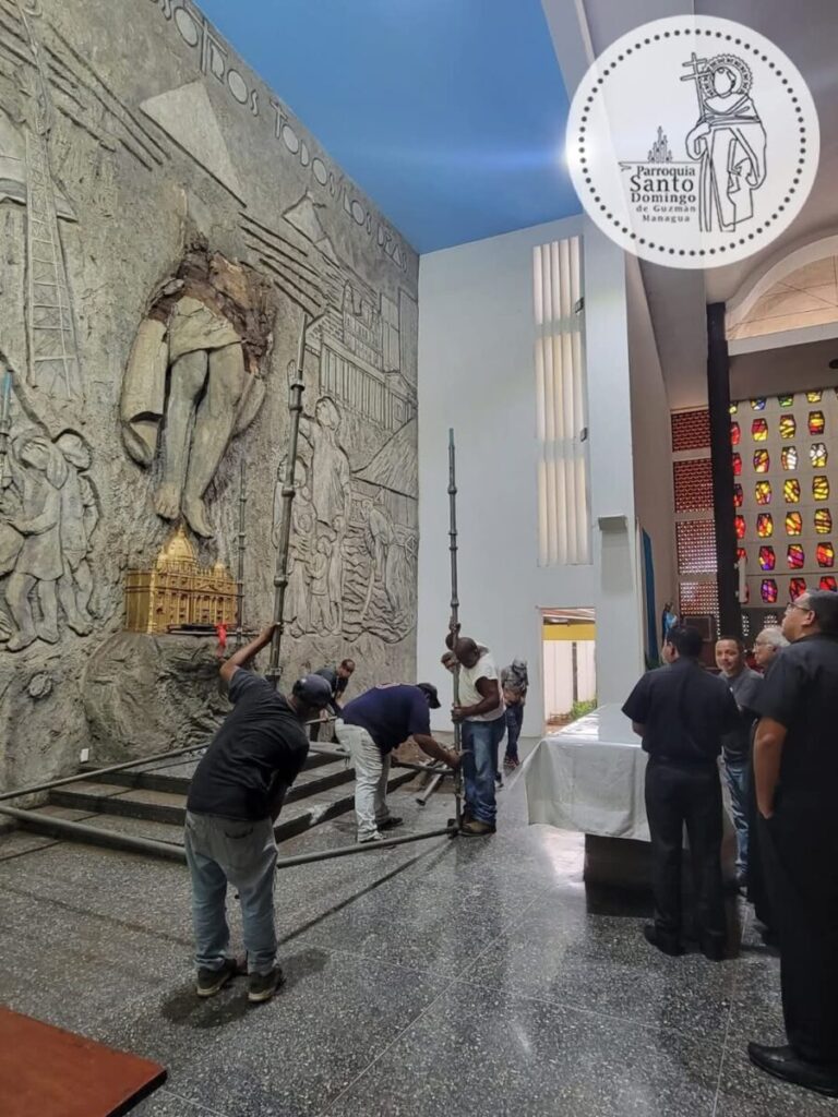 Altar de la Iglesia de Santo Domingo podría ser entregado en mayo