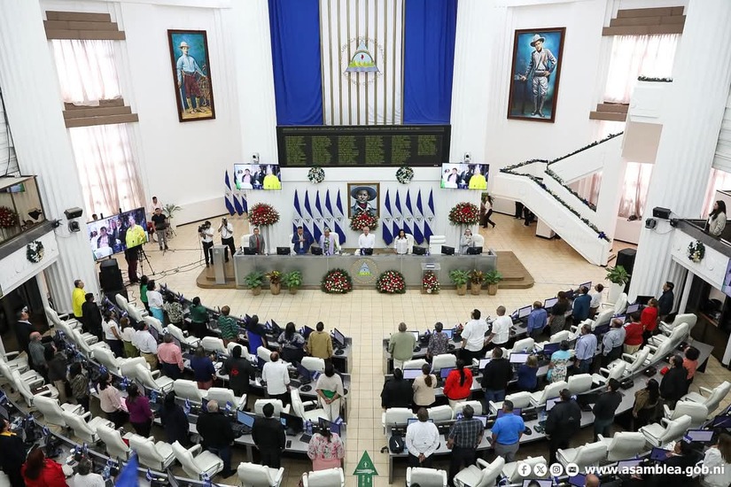 Plenario de la Asamblea Nacional de Nicaragua