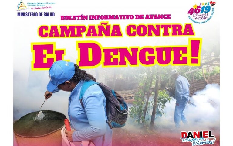 Estos son los avances de la “Campaña contra el Dengue” en Nicaragua