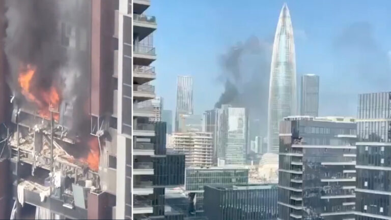 Fuerte explosión se registra en edificio de provincia china