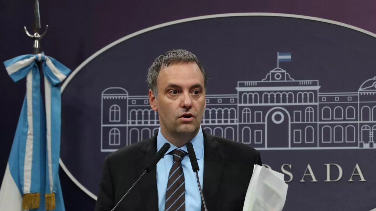 Conferencia de portavoz argentino