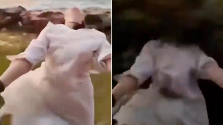 Turista china cae de un tren por intentar tomar una foto en movimiento