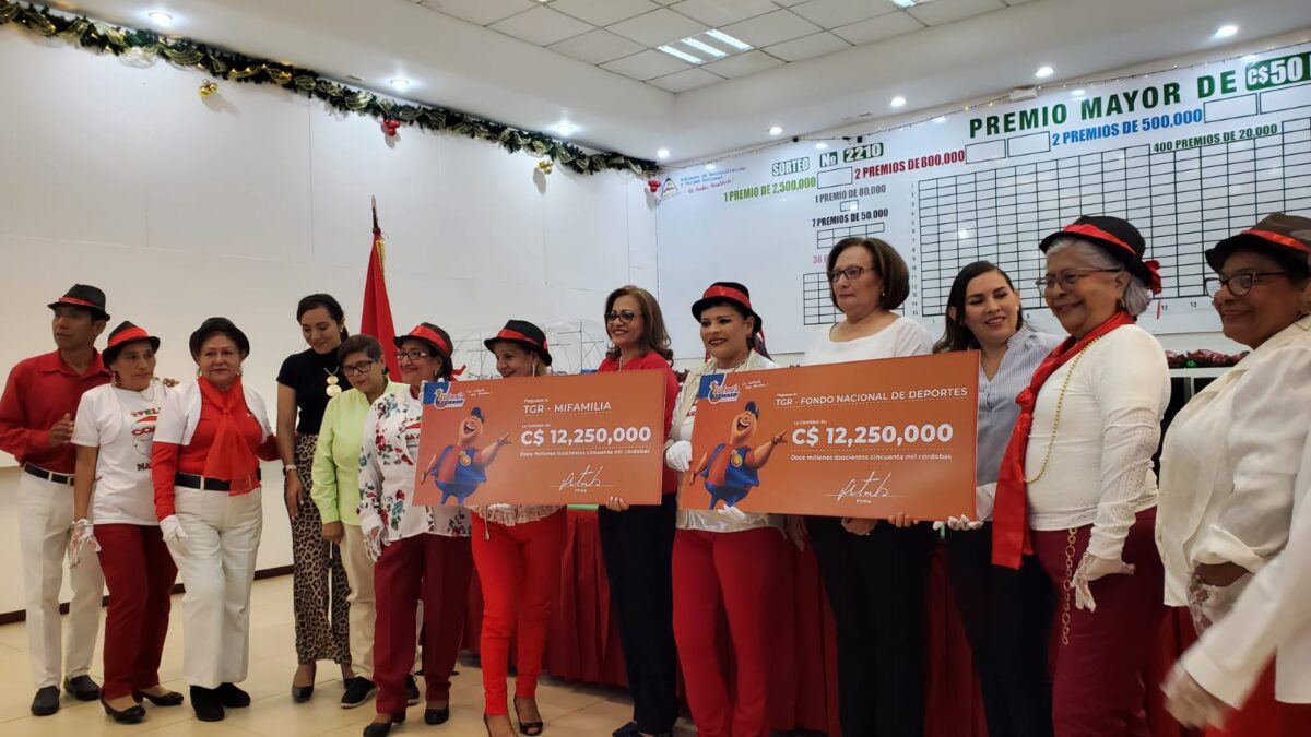 Lotería Nacional entrega las utilidades del 2024