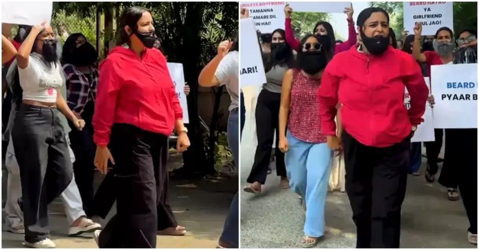 Mujeres protestan para que los hombres se afeiten la barba