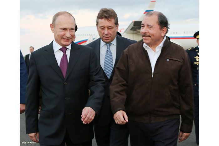 Visita a Nicaragua del presidente de Rusia