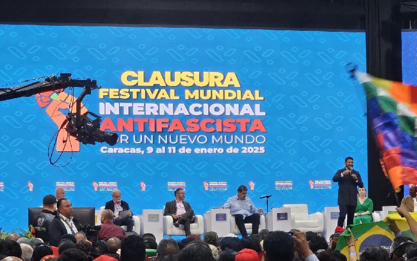 Clausuran Festival Antifascista en Venezuela.