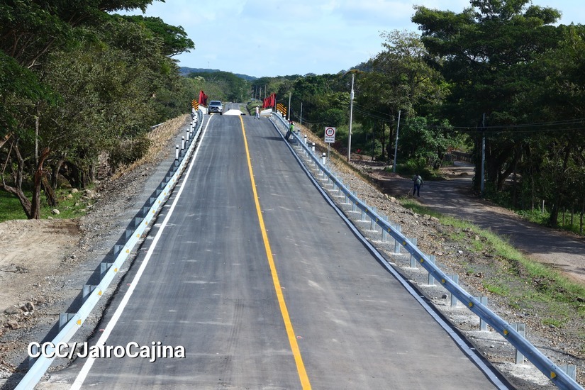 Puente El Diamante es inaugurado en Chontales
