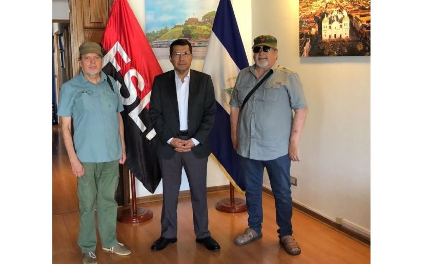 Embajada de Nicaragua en Chile recibe a miembros del Comité
