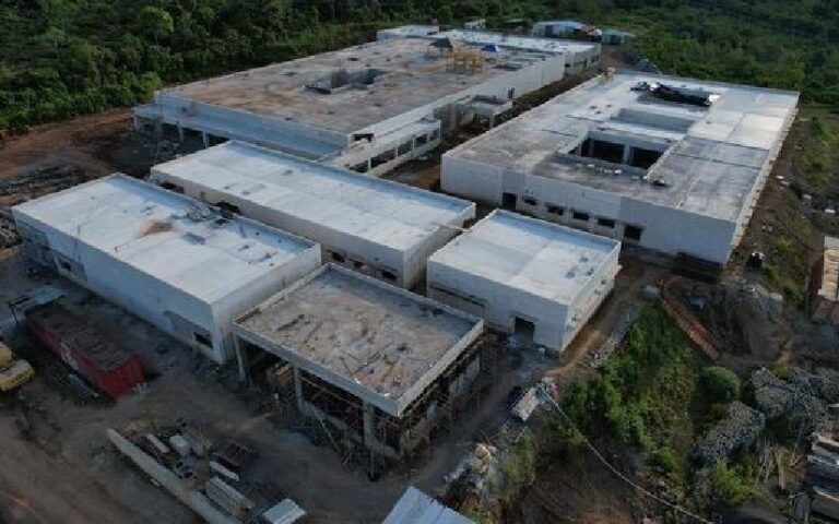 Así avanza la construcción del Hospital Departamental de Nueva Guinea
