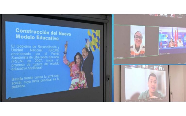 Minjuve celebra I Ciclo de Encuentros Virtuales con jóvenes nicaragüenses becados en la República Popular China