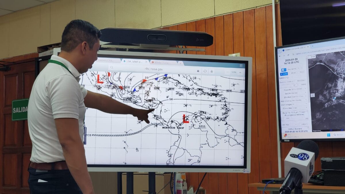 Nicaragua estará influenciada por dos frentes fríos