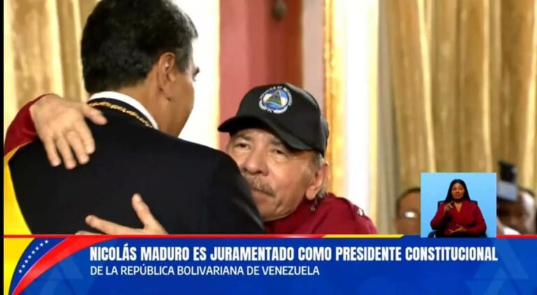 Venezuela agradece al Presidente de Nicaragua por participar en la juramentación